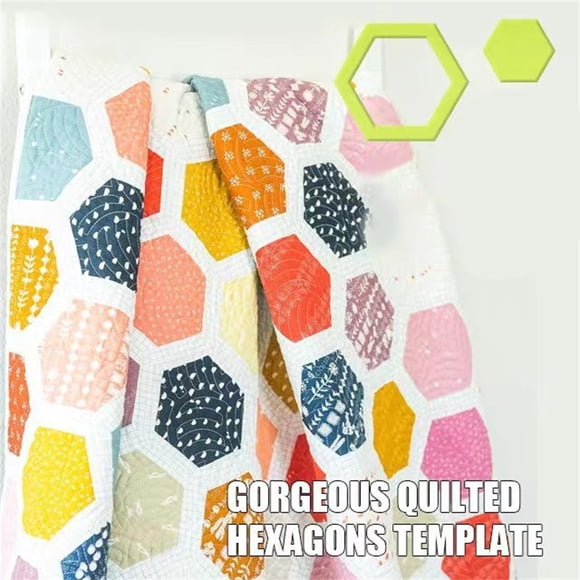 RYRDWP Gorgeous Hexagons Quilt Sewing Template