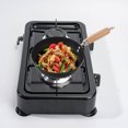 thumbnail image 2 of AURARMLET Cooks Black Frying Pan Wok Asian Cooking Tools Kitchenware 1Pack, 2 of 7