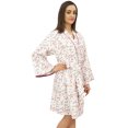 thumbnail image 4 of Bimba Robe Imprimée Feuilles pour Femmes Kimono de Demoiselle d'Honneur - 30, 4 of 4