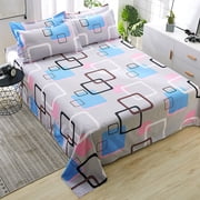 Bedding Set, Staron All Season Bedding Sheet Comforter Set, 3 Piece Bed Set with Pillow Cases Shrinkage Fade Resistant Easy Care