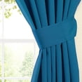 thumbnail image 2 of Blazing Needles Twill Drapery Panel (Set of 2), 63" by 52", Indigo, 2 of 2