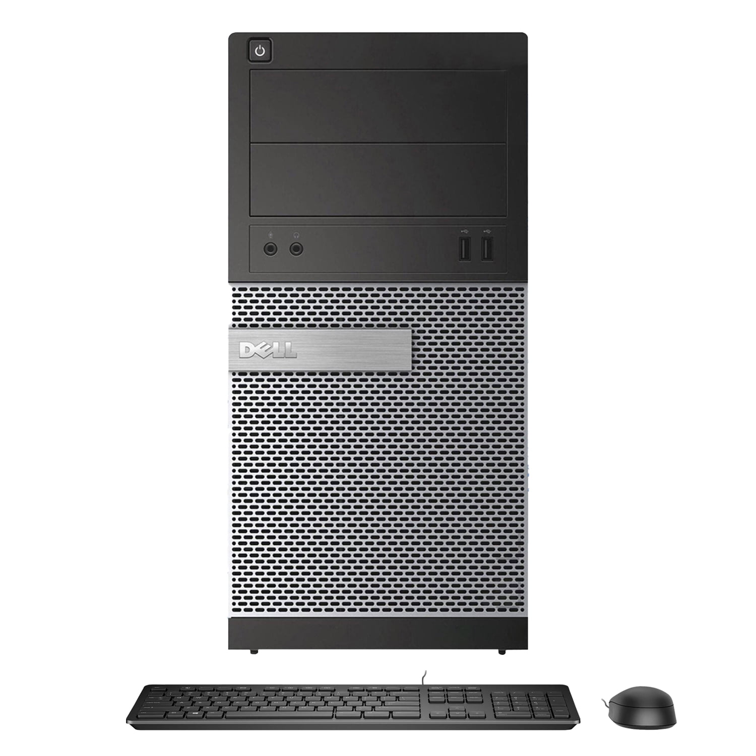 Dell Optiplex 3010 Tower PC Computer Core i5 3470 8GB 250GB HDD DVDROM Windows 10 Home Power cord, Keyboard, Mouse, WiFi Refurbished