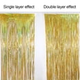thumbnail image 3 of Glitter Clinquant Frange Rideau Toile de Fond Mariage Hawaii Parti Décor, 3 of 10