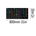 thumbnail image 3 of Pompotops TWS Mouse,Computer Mice TWS,TWS Mouse For Laptop,Slim Silent Rechargeable Mouse,Optical Mouse,Quick Key Super Large -slip Keyboard Pad - with Office Software Shortcuts Pattern, 3 of 3