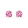 thumbnail image 1 of 1 Carat Solitaire Stud Earrings in 10K Yellow Gold, 1 of 2