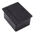 thumbnail image 1 of Compact Dual USB Hidden Desk Outlet with Waterproof Design, 250V Power Socket for Office, School, and Home Use, Aluminum Alloy Panel, PC Base, 13A Current Capacity., 1 of 6