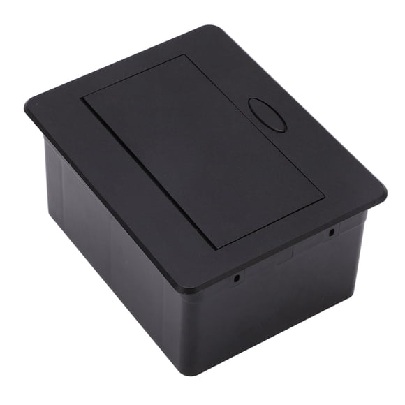 Compact Dual USB Hidden Desk Outlet with Waterproof Design, 250V Power Socket for Office, School, and Home Use, Aluminum Alloy Panel, PC Base, 13A Current Capacity.