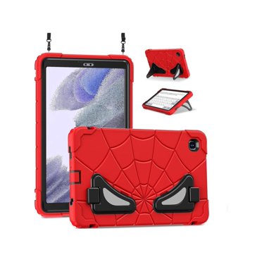 Tablet Case For Samsung Galaxy Tab A7 Lite 8.7 inch 2021 SM-T220/T225/T227 With Stand, Shoulder Strap, Thickned Cornor Impact Protection Cover for Kids Boys Children