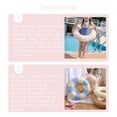 thumbnail image 2 of pitrice Children Inflatable Swimming Pool Buoyancy Rings Water Boating Rowing Practicing Aid Circle for Indoor Gym Seaside Party Pink Stripe Size 100 with Handle, 2 of 6