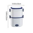 thumbnail image 3 of Danhjin Electric Lunch Boxes Hot Household Stainless Steel Lunch Box 1.8L Display Function Car Insulation Plug In Lunch Box Kitchen Appliances, 3 of 6
