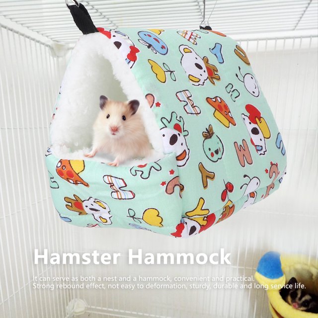 Hamster Hammock, Green Hamster Hanging House, For Small Pets Squirrel