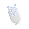 thumbnail image 1 of kurtrusly Mini Fan USB Rechargable Cooling Fan Handheld Portable Low Noize White-Deer, 1 of 9