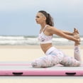 thumbnail image 3 of Goplus 10FT Inflatable Gymnastics Tumbling Mat w/ Pump Pink, 3 of 10