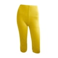 thumbnail image 3 of Cinvoph Womens Capris Ruffle Yoga Pants Tummy Control Workout Running Joggers Leggings, 3 of 4