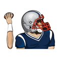 thumbnail image 1 of TopLLC Football Quarterback Wiper Stickers Car Windshield Wiper Stickers Car Car Stickers, 1 of 8