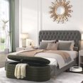 thumbnail image 2 of KOSSMAI Upholstered Storage Bench Ottoman 45.5" For Living Room Bed Room Office Entry Green, 2 of 7
