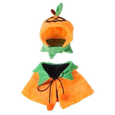 Ensemble Poncho Chapeau Foulard pour Animal de Compagnie d'Halloween Poncho Réversible Chat Chien Costume Foulard de Fête