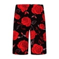 thumbnail image 4 of Ketyyh-chn99 Shorts de Basketball pour Hommes Plage Mode Maillots de Bain pour Hommes Shorts de Planche Maillots de Bain Rouges,m, 4 of 5