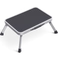 thumbnail image 1 of KK KINGRACK Metal Step Stool, Folding Step, Anti-Slip Wide Pedal, 330lbs, Gray, 1 of 7