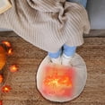 thumbnail image 3 of USB Powered Heated Foot Warmer Portable Flannel Slipper for Office Home, 360° Warmth Comfort, Machine Washable Cold Weather Relief, 3 of 9