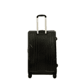 thumbnail image 2 of TRAVLR Valise Rigide Moyenne à Imprimé Texturé (25 Pouces) Extensible, Anti-Rayures, Huit Roues Silencieuses Roues et Cadenas TSA - Noir, 2 of 6