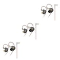 thumbnail image 3 of QualitChoice AK6 PLUS Écouteurs Filaires Oreillette à Réduction de Bruit Casque avec Embouts Noirs Sans Micro 3 Ensembles, 3 of 6