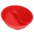 thumbnail image 4 of Cereal Separated Bowl, Safe Strong Grip Stackable  Separated Snack Bowl Large Capacity  For Salad For Camping Trip For Party For Ketchup Red, 4 of 8