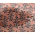 thumbnail image 4 of oneOone Viscose Chiffon Fabric Leaves & Floral Block Printed Craft Fabric BTY 42 Inch Wide, 4 of 4