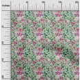 thumbnail image 2 of oneOone Velvet Sea Green Fabric Florals Craft Projects Decor Fabric Printed By The Yard 58 Inch Wide, 2 of 4