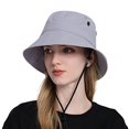 thumbnail image 1 of Women Sun Hat Wide Brim Protection Beach Hat Adjustable Bucket Hat Summer Hats, 1 of 4
