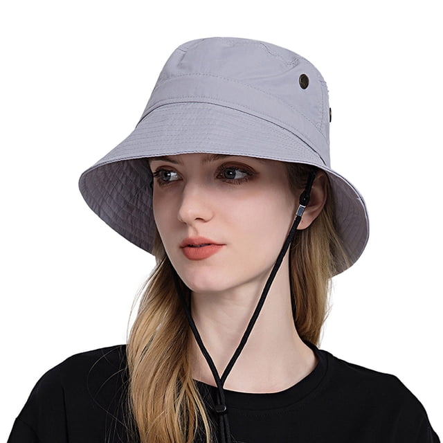 Women Sun Hat Wide Brim Protection Beach Hat Adjustable Bucket Hat Summer Hats
