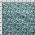 thumbnail image 4 of oneOone Velvet Teal Green Fabric Tropical Craft Projects Decor Fabric Printed By The Yard 58 Inch Wide, 4 of 4