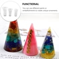 thumbnail image 2 of 3 Pcs Silicone Ring Pendants Molds DIY Crystal Epoxy Molds Cone Shaped Molds, 2 of 9