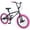 Pink, variant on Costway Freestyle BMX Bike, 20” Trick Bicycle with 360 Degree Steering, Adjustable Seat Green