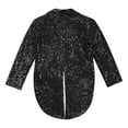 thumbnail image 3 of YUUMIN Veste de Smoking pour Garçon, Blazer à Paillettes, Queue-de-Pie, Habit Queue d'Hirondelle, Souper, Fête, Manteau Habillé Formel, Noir 6, 3 of 5