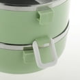 thumbnail image 3 of Rongfmy Stainless Steel Thermal Lunch Box Portable Tiffin Bento Box 2 Green, 3 of 9