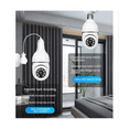 2.4G WiFi Light Socket Security Cameras Wireless ,Light Bulb Security ...