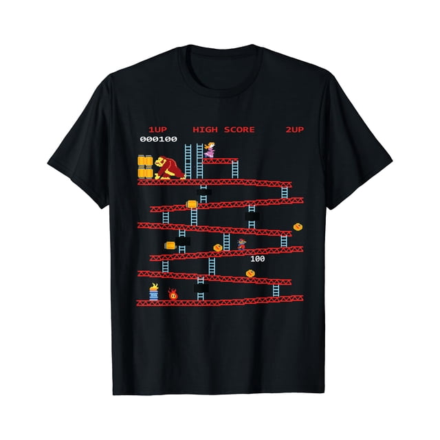 Console de Jeu Vidéo Rétro Arcade T-Shirt Cadeaux Vintage pour Gamer - comme sur l'Image - 2TG