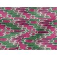 thumbnail image 4 of oneOone Viscose Jersey Fabric Chevron Kasuri Decor Fabric Printed BTY 60 Inch Wide, 4 of 5