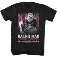thumbnail image 1 of Macho Man Heavyweight Champ Black Adult T-Shirt, 1 of 2