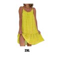 thumbnail image 1 of mmirethe Multifunctional And Stylish Maxi Dress For Women Vintage Boho Robe Comfortable Multifunction And Stylish Off Shoulder yellow 2XL, 1 of 5