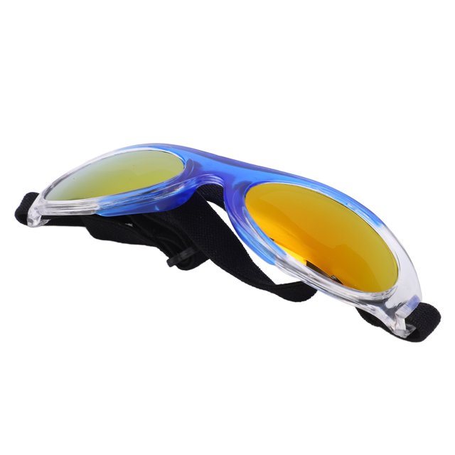 Lunettes de Soleil pour Chat, Petites Lunettes de Soleil pour Animaux de Compagnie Réglables Doubles Fixes pour Petit Chien Bleu Rouge