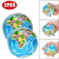 thumbnail image 1 of RXIRUCGD Toys 2PCS Stress Relief World Map Ball Palm Ball Earth Ball, 1 of 7