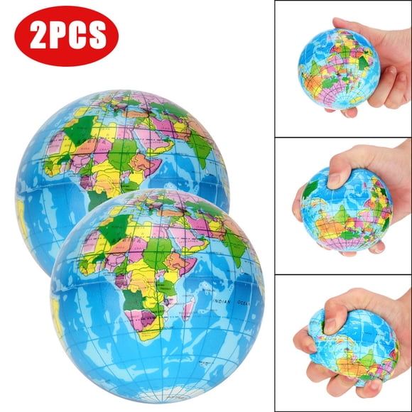 Apmemiss Christmas Clearance 2PCS Stress Relief World Map Palm Earth