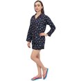 thumbnail image 1 of Bimba Chemise de Nuit à Manches Longues et Short à Imprimé de Flèches Blanches - 16, 1 of 6