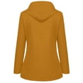 thumbnail image 5 of Aqestyerly Women Raincoat Windproof Hooded Jacket Outdoor Solid Color Lightweight Rain Jacket With Pockets HWRETIE, 5 of 5
