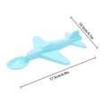 thumbnail image 3 of Plastic Small Airplane Spoon Airplane Fork & Spoon Set Airplane Home Small Airplane Shape Spoon Portable Tableware 17.6X10.5X2.4Cm Utility, 3 of 4
