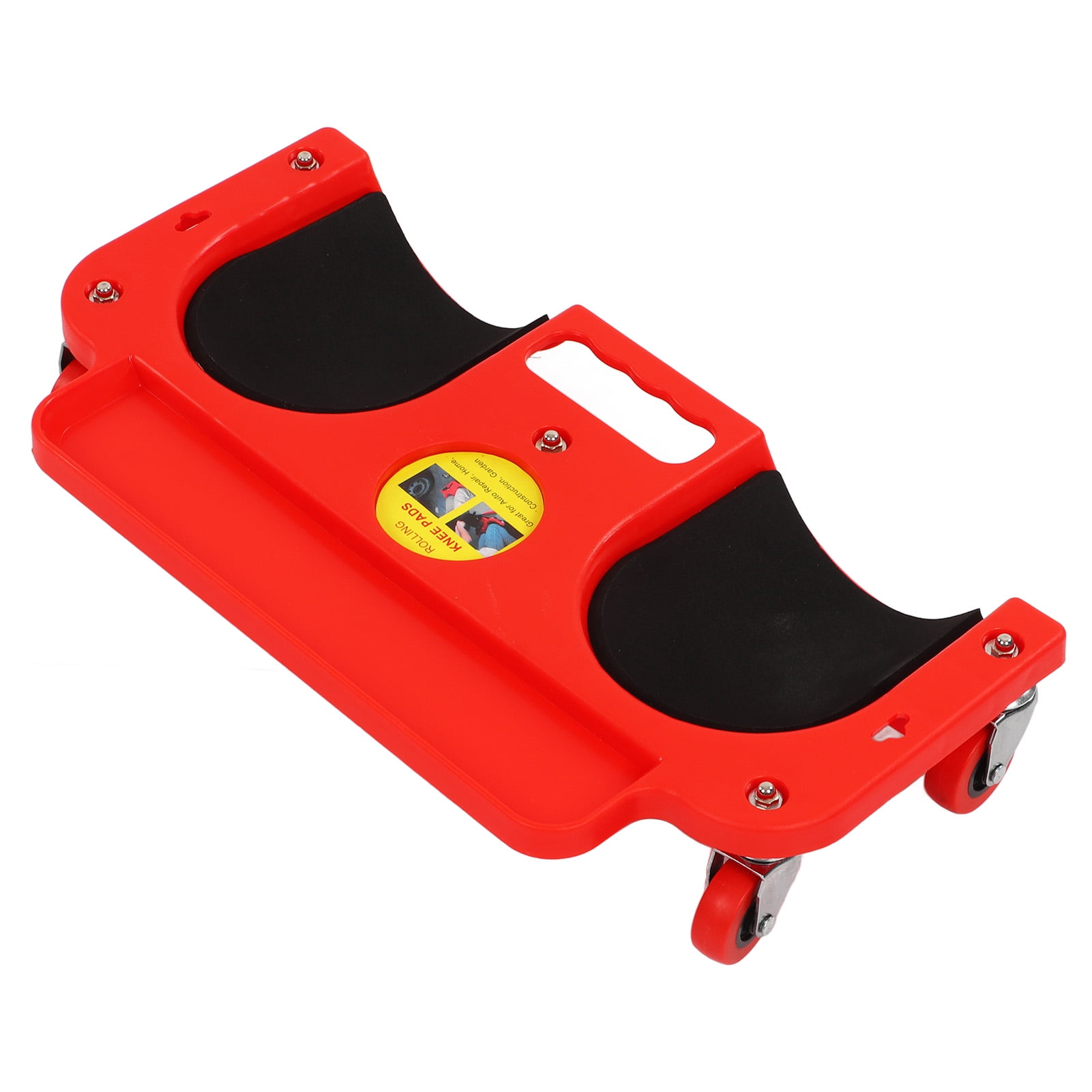 Genouillère Roulante, Genouillères à Roulettes Cadre à Fort Impact Plateau à Outils Intégré avec 5 Roulettes Pivotantes pour Peinture Sol Réparation de Voiture