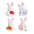 thumbnail image 2 of Lksixu 4 Pcs Easter Refrigerator Magnets, Easter Decorations Resin 3D Easter Bunny Eggs Fridge Magnet, Cute Rabbit Whiteboard Magnets Decorative Magnets for Home Office Kitchen Classroom, 2 of 7