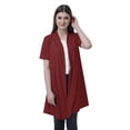 thumbnail image 1 of Moomaya Womens Half Sleeve Shrug Open Front Long Cardigan Lightweight Summer Fit, 1 of 7
